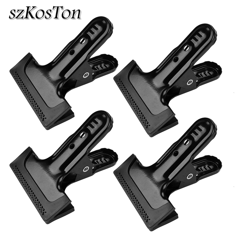 Photography Lighting And Backdrop Kits - 1-12 pezzi Clip in metallo supporto