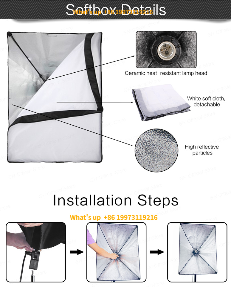 Photography Lighting Material - Kit Attrezzatura Fotografica 2026 in Lega