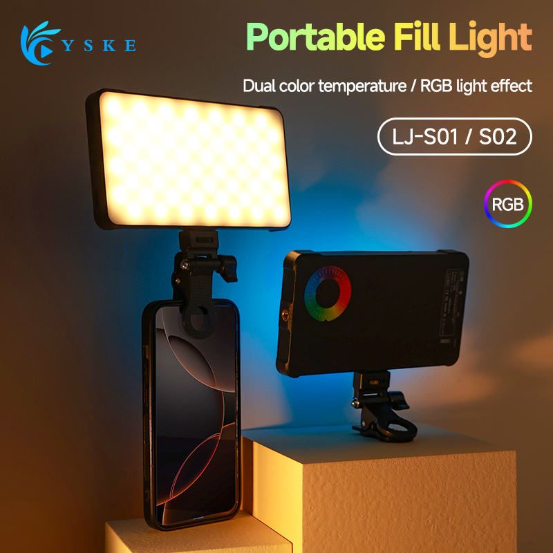 Photography Lighting Description - Luce video LED RGB Riempimento clip