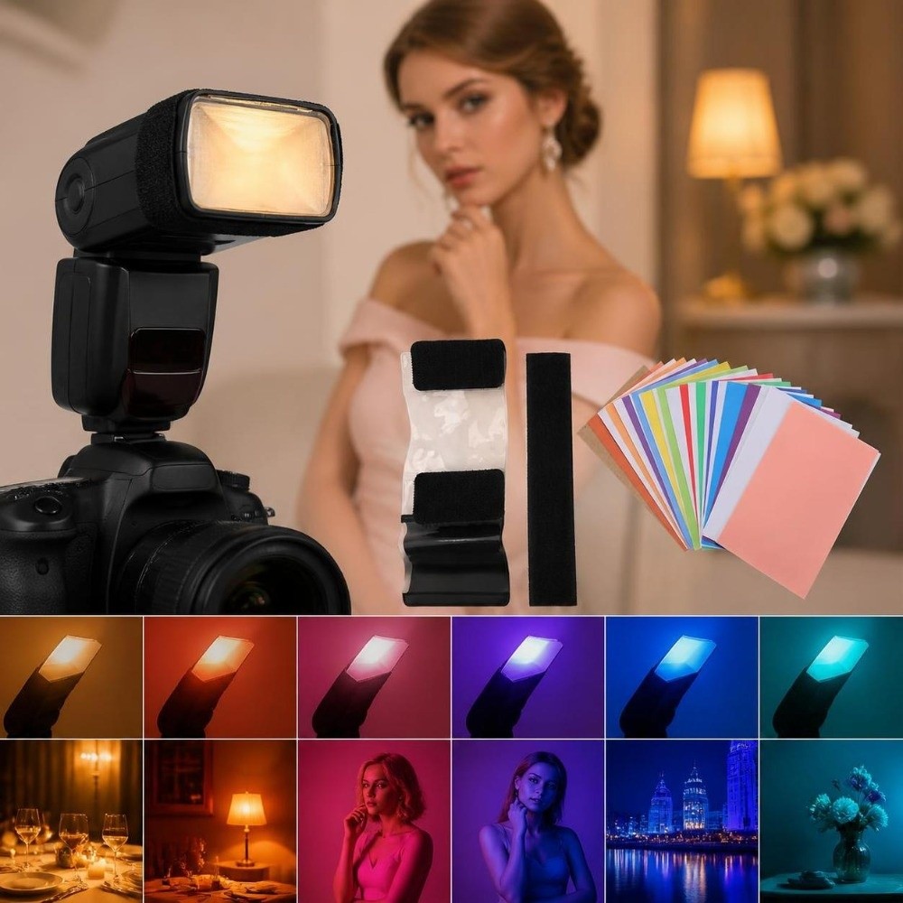 Photography Lighting Material - 2 set di 12 colori di