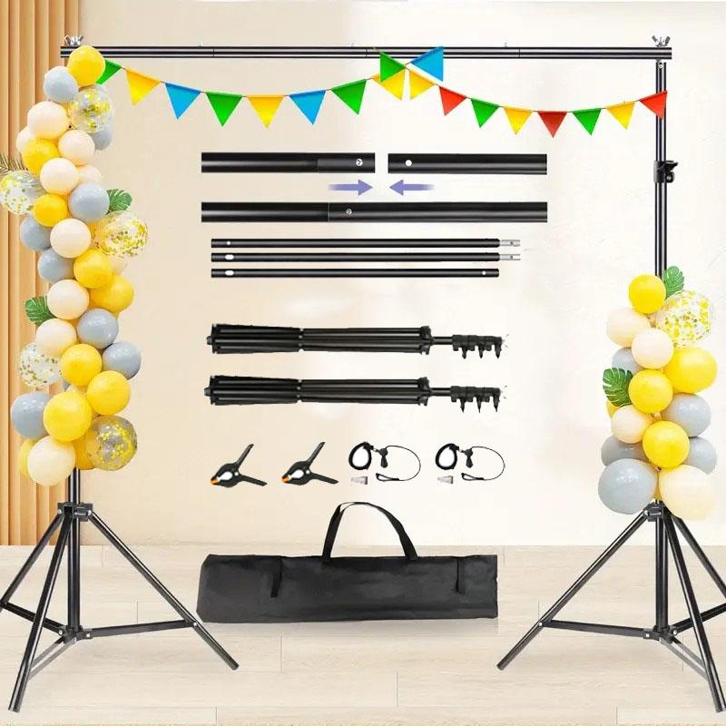 Photography Lighting And Backdrop Kits - Kit Supporto per Sfondo Fotografico Regolabile,