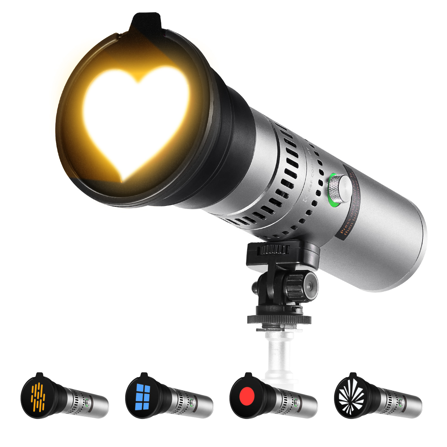 Photography Lighting With Umbrella - K&F CONCEPT SP25C Luce LED RGB