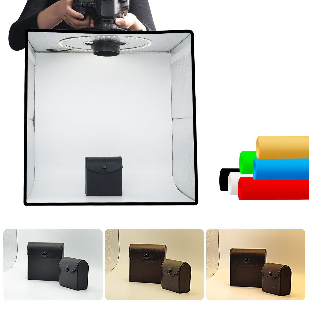 Photography Lighting And Backdrop Kits - Lightdow Scatola fotografica dimmerabile Luce a