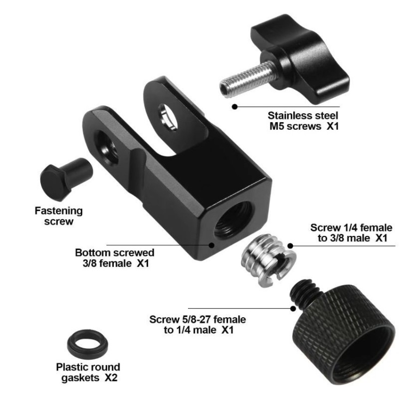 Adattatore per Microfono DT76  - Boom Arm Stand recensione e prezzo