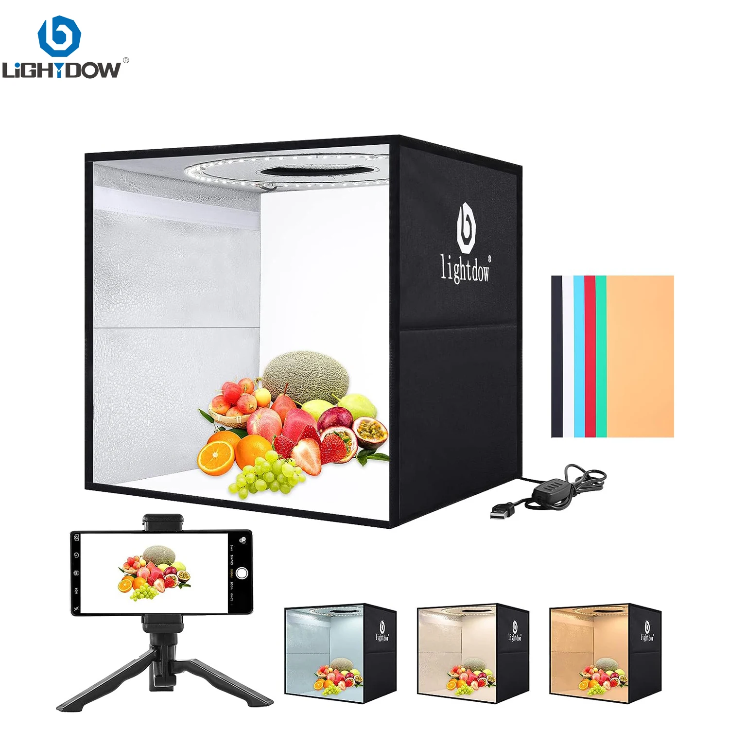 Lightdow Kit scatola luminosa  - Photography Lighting And Backdrop Kits recensione e prezzo