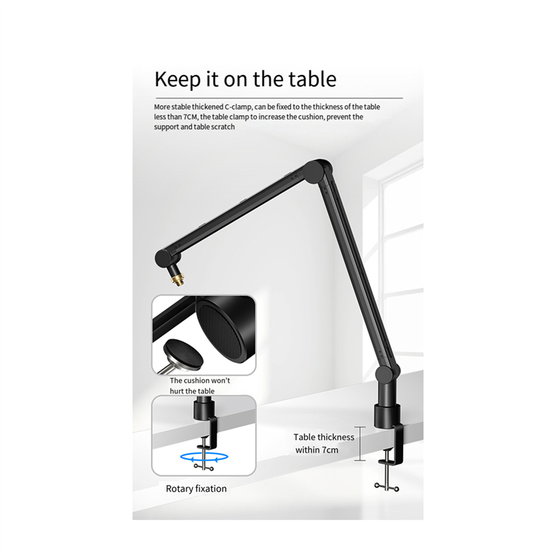 SYDS Supporto per microfono re - Boom Arm Stand recensione e prezzo
