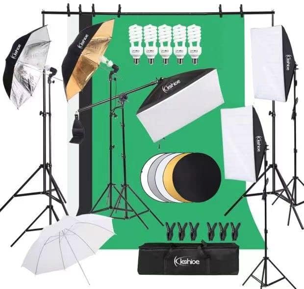 Kit di illuminazione fotografi - Photography Lighting And Backdrop Kits recensione e prezzo