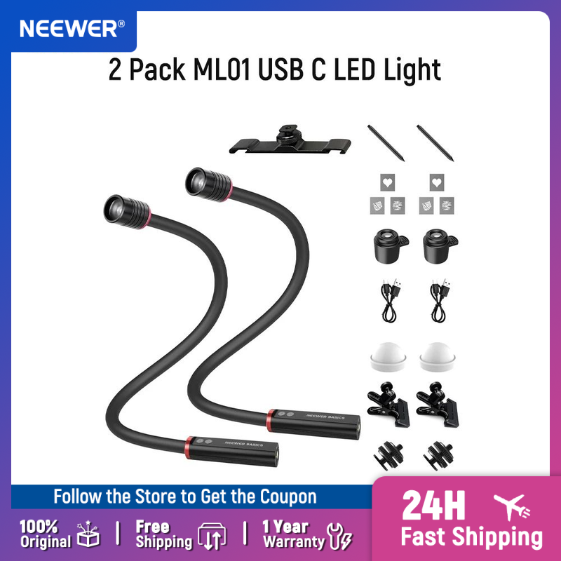 NEEWER BASICS Set di 2 Luci LE - Photography Lighting Basics recensione e prezzo