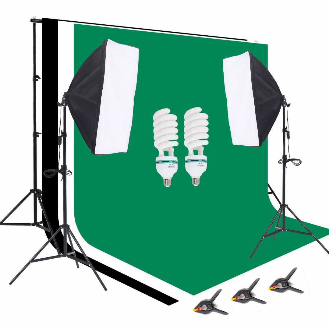 Attrezzatura per Studio Fotogr - Photography Lighting And Backdrop Kits recensione e prezzo