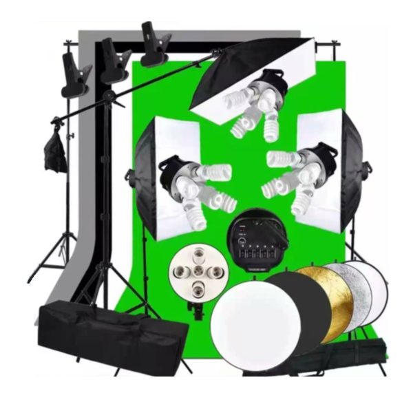 Kit Fotografico Completo Gold  - Photography Lighting And Backdrop Kits recensione e prezzo
