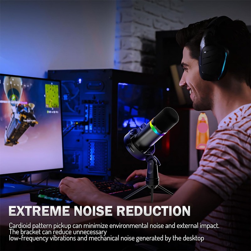 Microfono USB da Gaming con Br - Boom Arm Stand recensione e prezzo